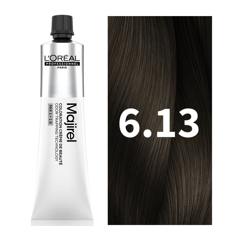 L'Oreal Professionnel Paris Majirel - 6.13 (Golden Ash Dark Blonde) 49.5 g Indicrest Buy at Indicrest