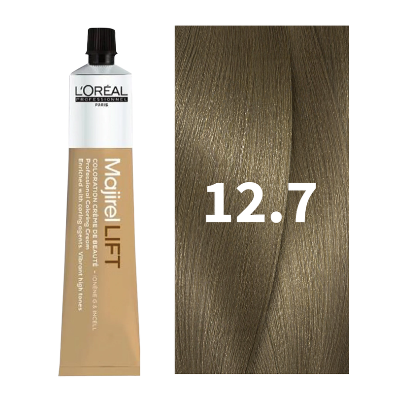 L'Oreal Professionnel Paris Majirel LIFT - 12.7 (Ash Very Light Brown) 49.5 g Indicrest Buy at Indicrest
