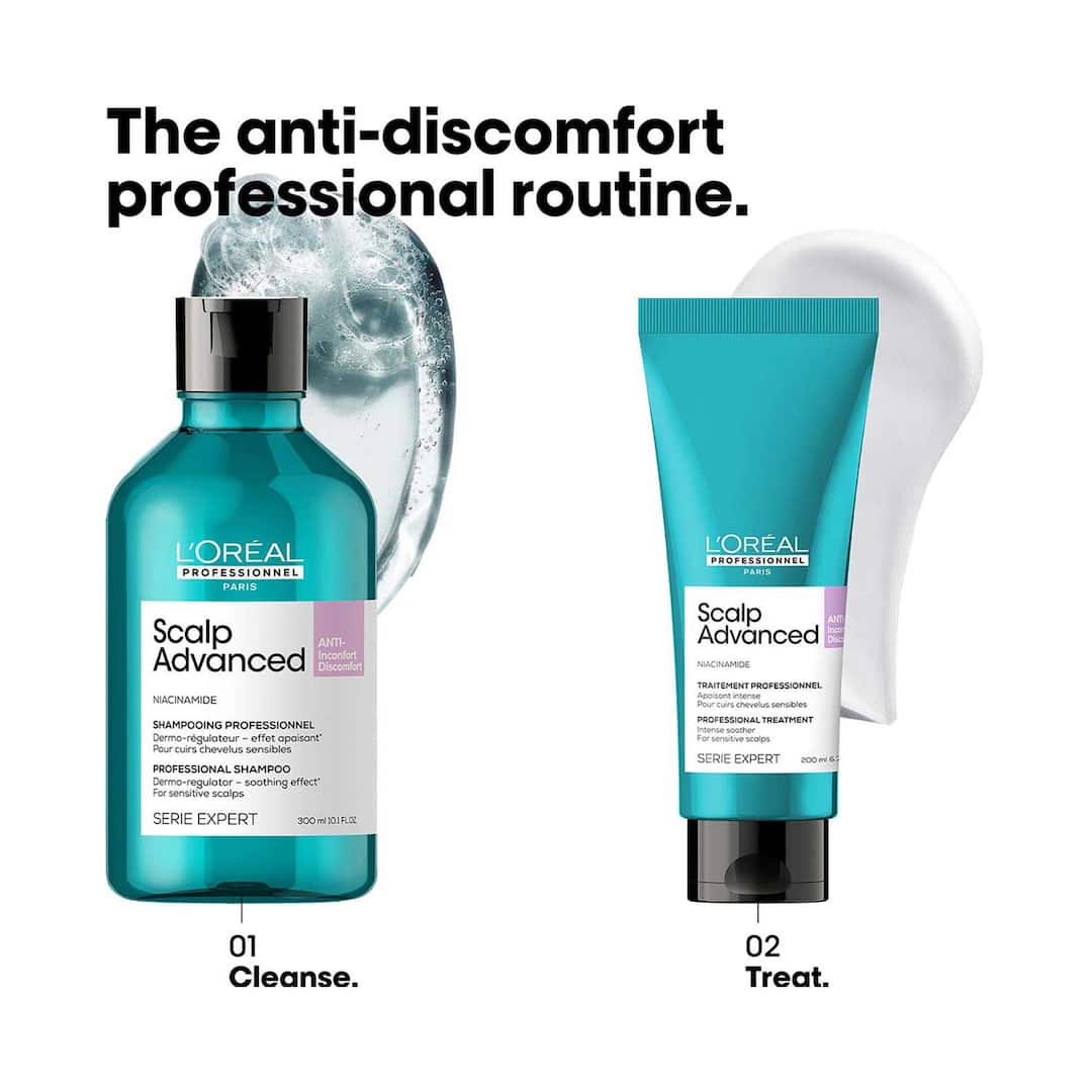 L'Oreal  Professionnel Paris Scalp Advanced Anti-Discomfort Intense Soother Treatment for Sensitive Scalps (200ml)5