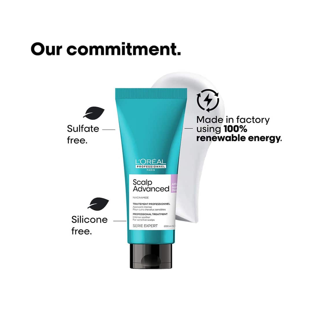 L'Oreal  Professionnel Paris Scalp Advanced Anti-Discomfort Intense Soother Treatment for Sensitive Scalps (200ml)8