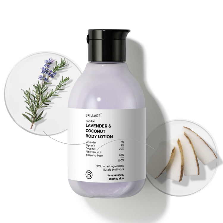 Brillare Lavender & Coconut Body Lotion, 200ml - Buy from Indicrest