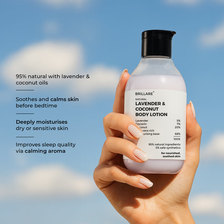 Brillare Lavender & Coconut Body Lotion, 200ml - Image 3 - Buy from Indicrest