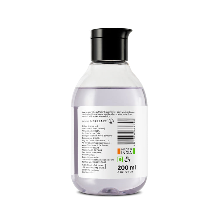 Brillare Lavender & Coconut Body Wash, 200ml - Image 7 - Buy from Indicrest