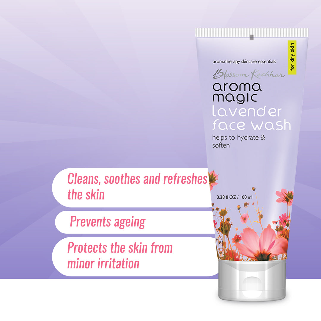 Aroma Magic Lavender Face Wash For Dry Skin, 100ml - Image 2 - Buy from Indicrest