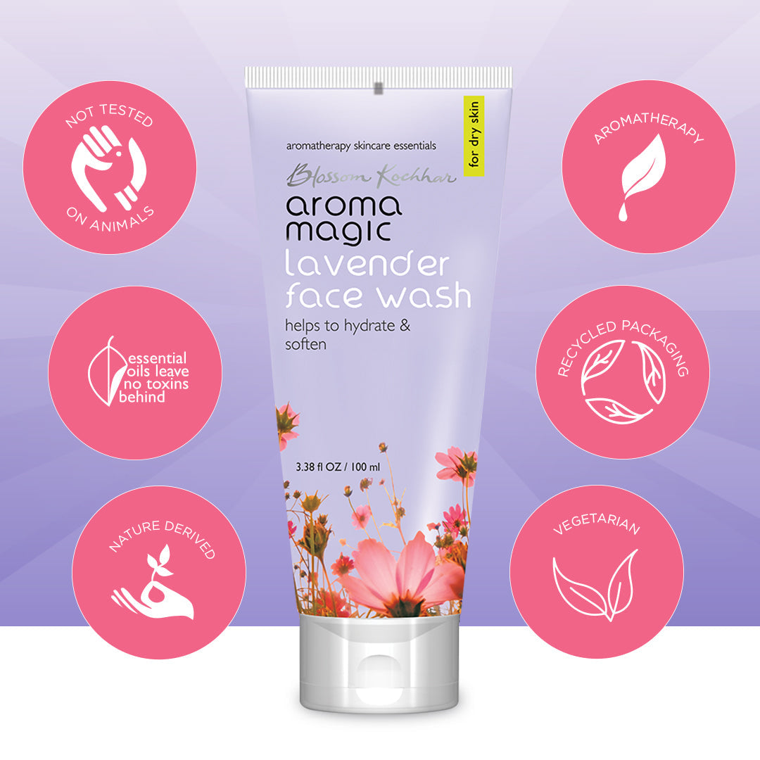 Aroma Magic Lavender Face Wash For Dry Skin, 100ml - Image 4 - Buy from Indicrest