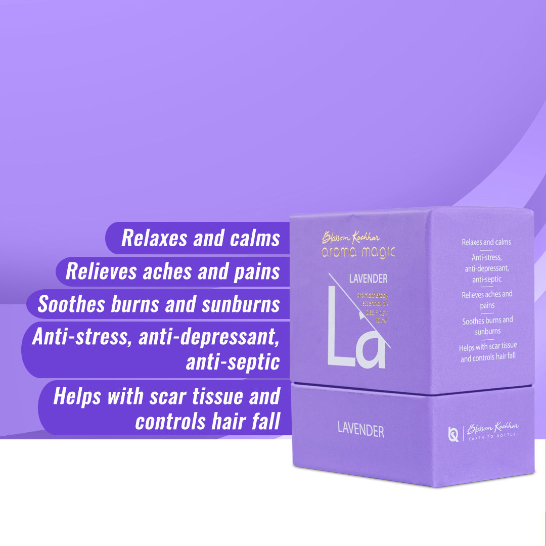 Aroma Magic Lavender Essential Oil - Calm, Heal & Soothe Pain, 10ml - Image 5 - Buy from Indicrest
