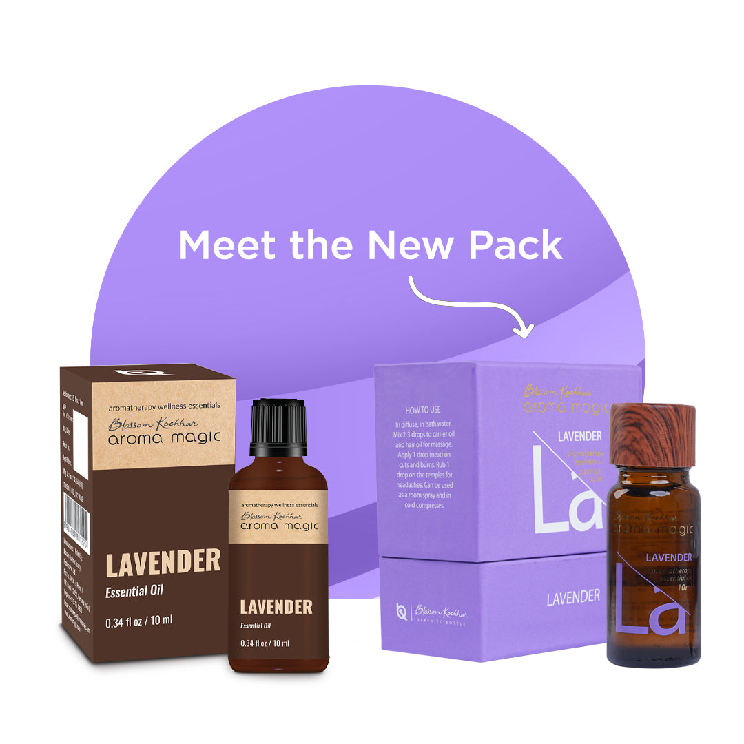 Aroma Magic Lavender Essential Oil - Calm, Heal & Soothe Pain, 10ml - Buy from Indicrest