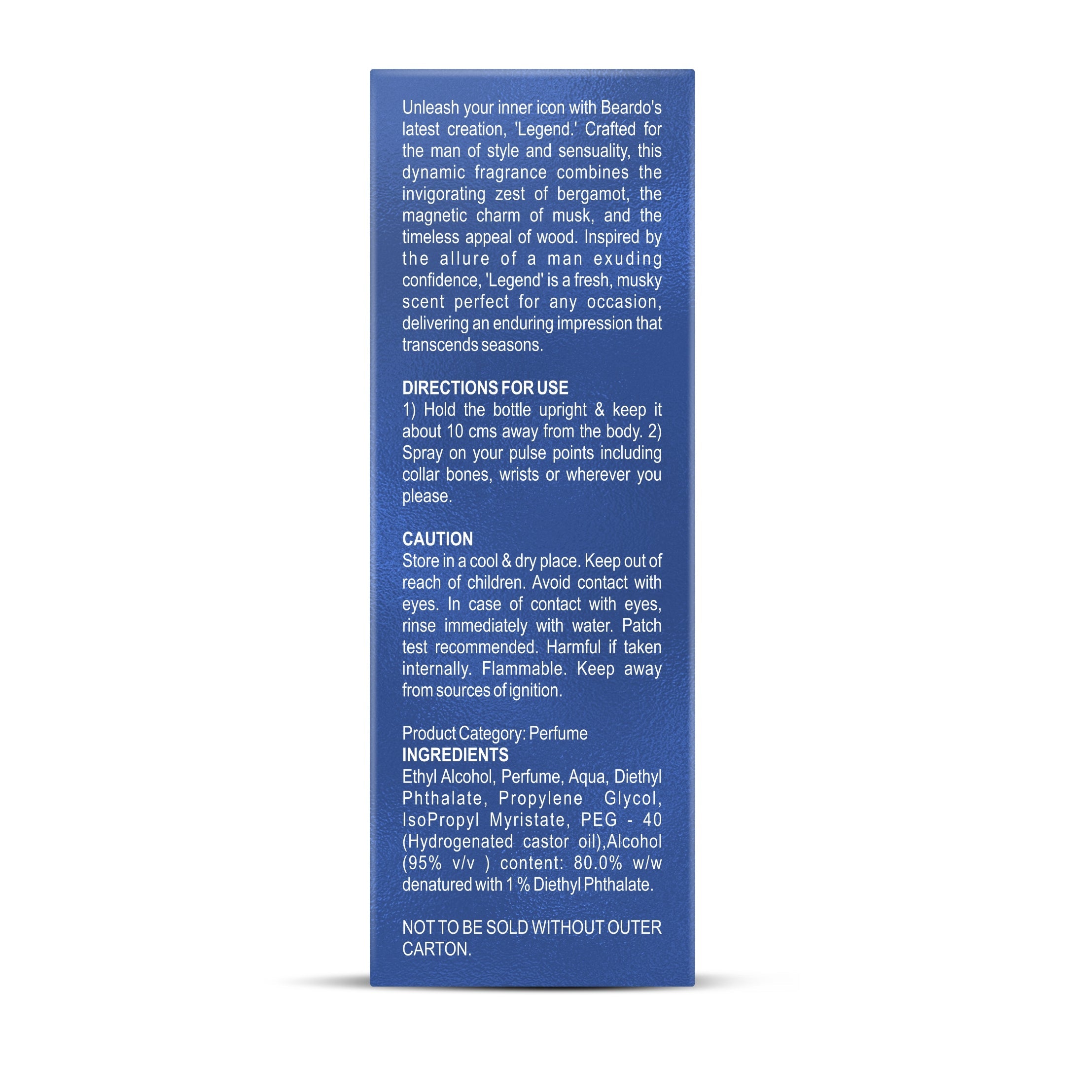Beardo Legend Perfume EDP, 50ml - Image 10 - Buy from Indicrest