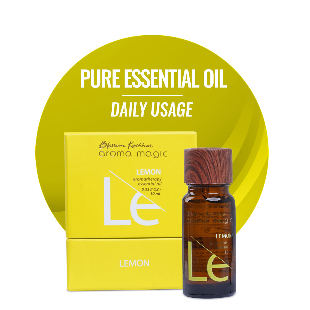 Aroma Magic Lemon Essential Oil For Skin Glow & Ease Headaches, 10ml - Image 2 - Buy from Indicrest