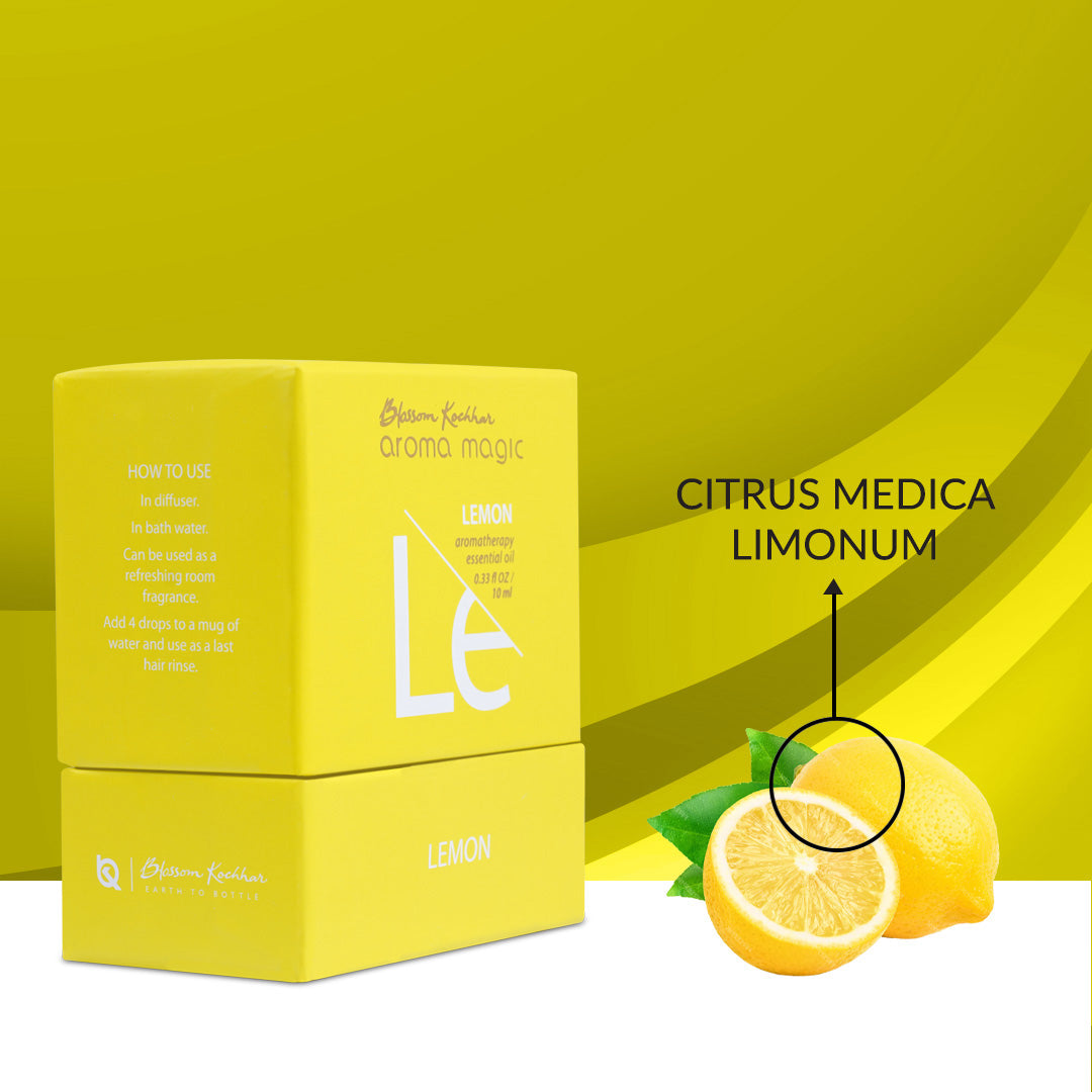 Aroma Magic Lemon Essential Oil For Skin Glow & Ease Headaches, 10ml - Image 4 - Buy from Indicrest