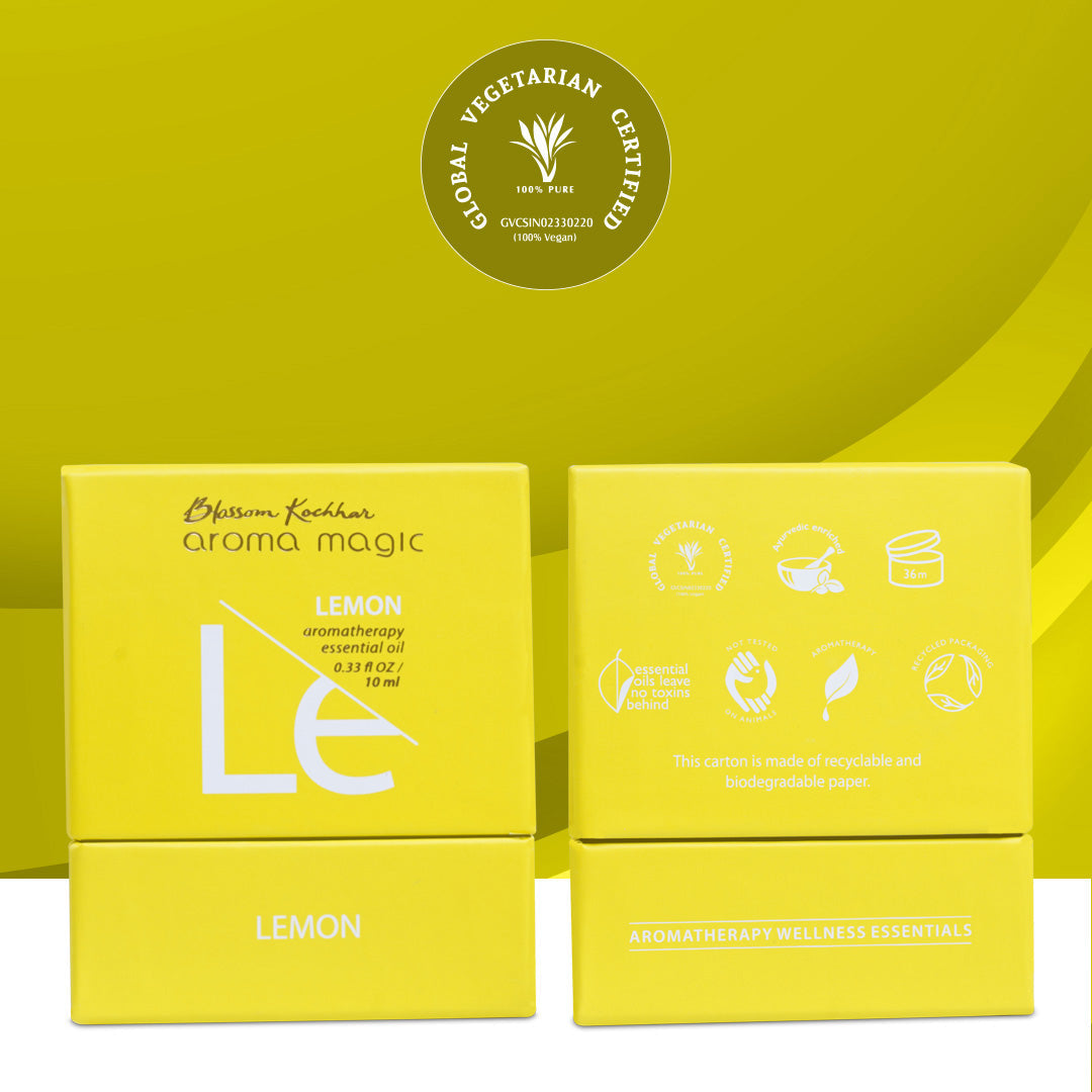 Aroma Magic Lemon Essential Oil For Skin Glow & Ease Headaches, 10ml - Image 7 - Buy from Indicrest