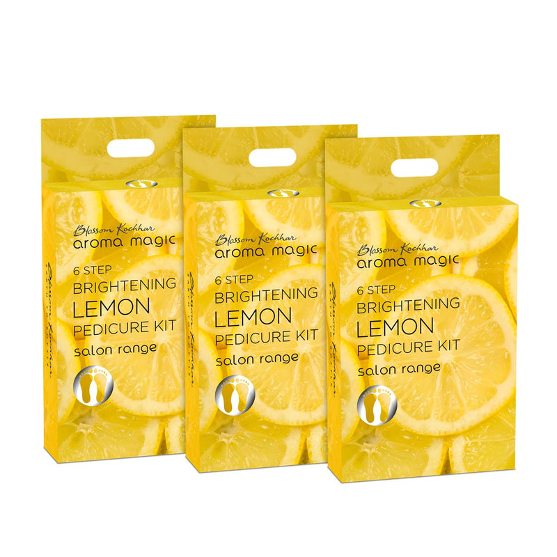 Aroma Magic Brightening Lemon Pedicure Kit for 3 Use - Buy from Indicrest