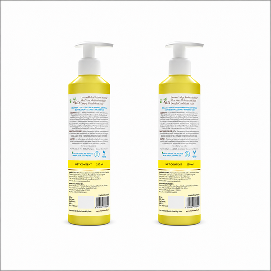 Mamaearth Lemon Anti-Dandruff Conditioner with Lemon & Aloe Vera for Itchy & Flaky Scalp,, Pack of 2 X 250ml - Buy from Indicrest