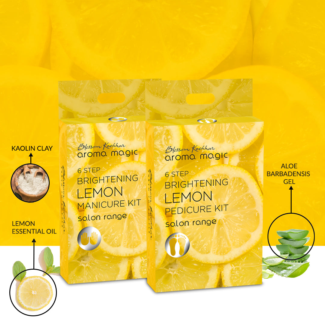 Aroma Magic Lemon Brightening Pedicure and Manicure Kit For Radiant Skin - Image 10 - Buy from Indicrest