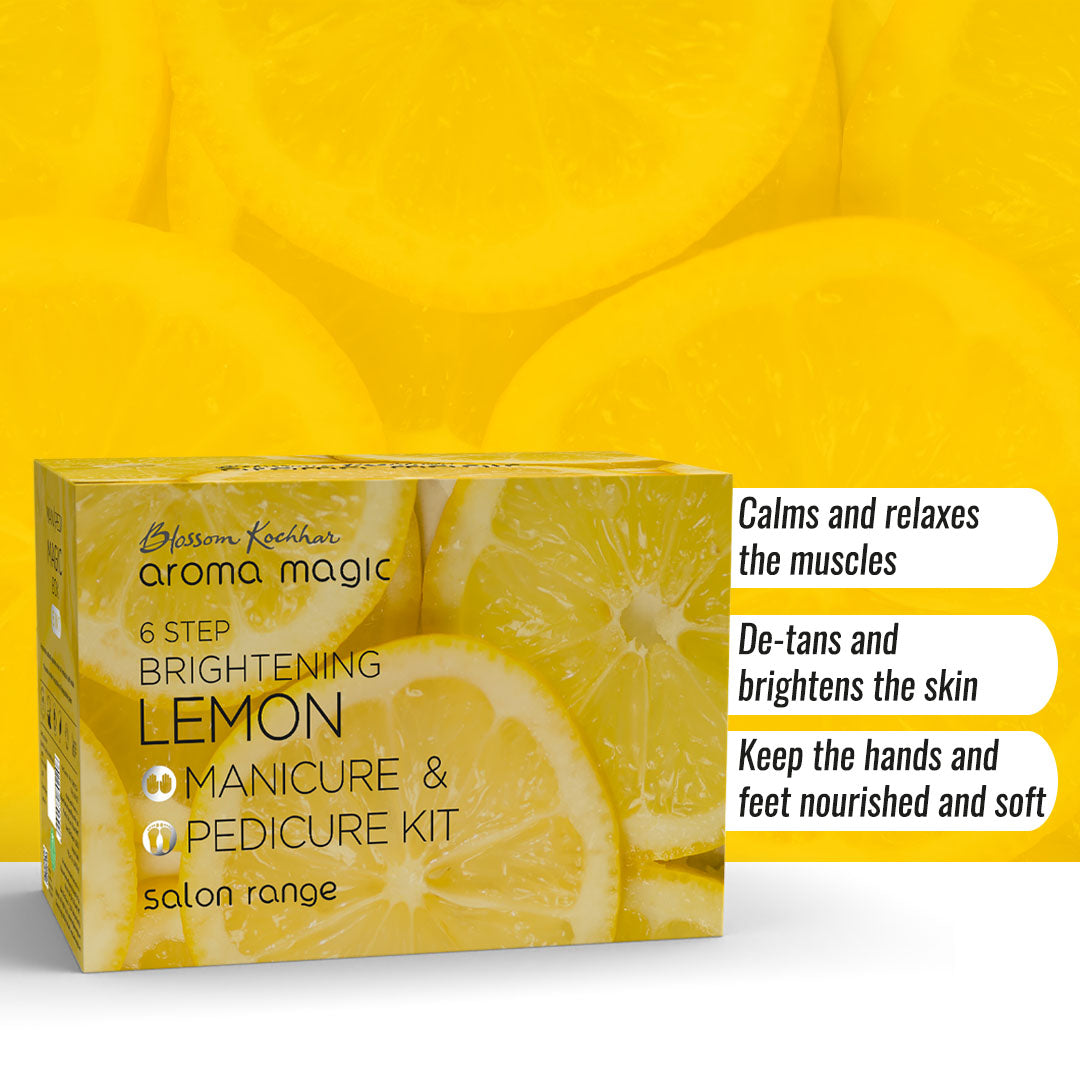 Aroma Magic Lemon Brightening Pedicure and Manicure Kit For Radiant Skin - Image 2 - Buy from Indicrest