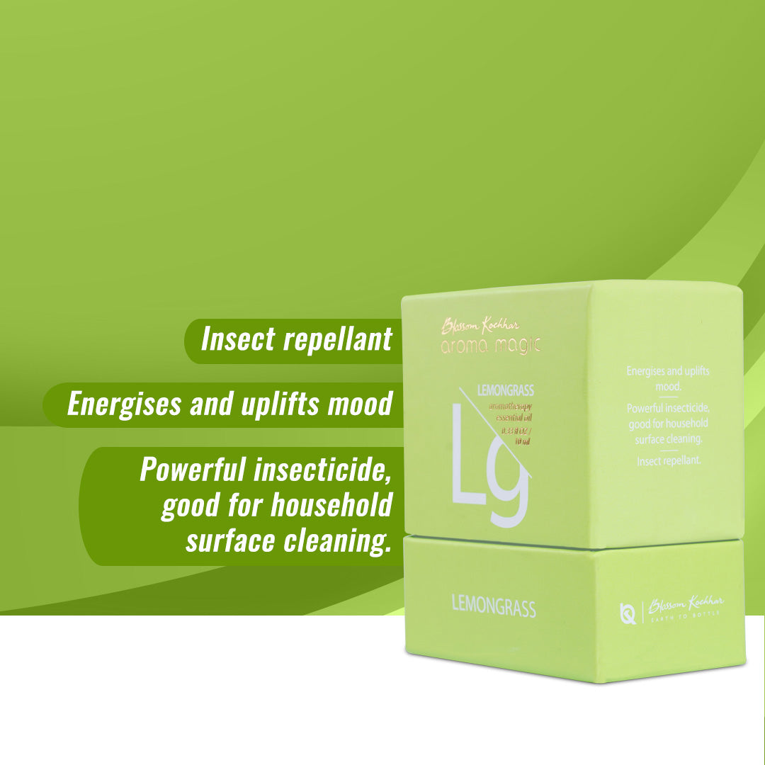 Aroma Magic Lemongrass Essential Oil Online - Freshens Air & Treats Insect Bites, 10ml - Image 3 - Buy from Indicrest