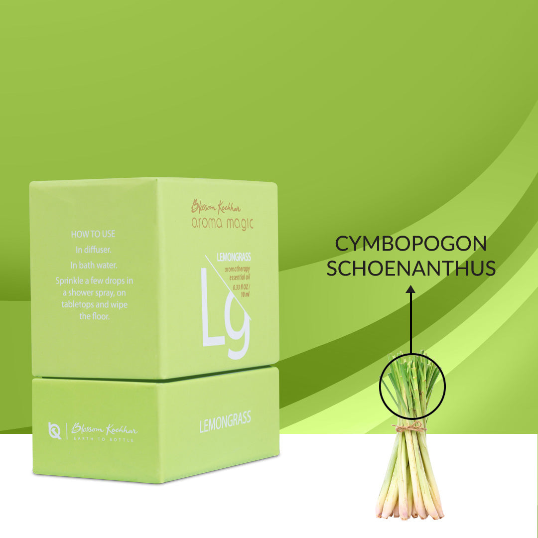 Aroma Magic Lemongrass Essential Oil Online - Freshens Air & Treats Insect Bites, 10ml - Image 4 - Buy from Indicrest