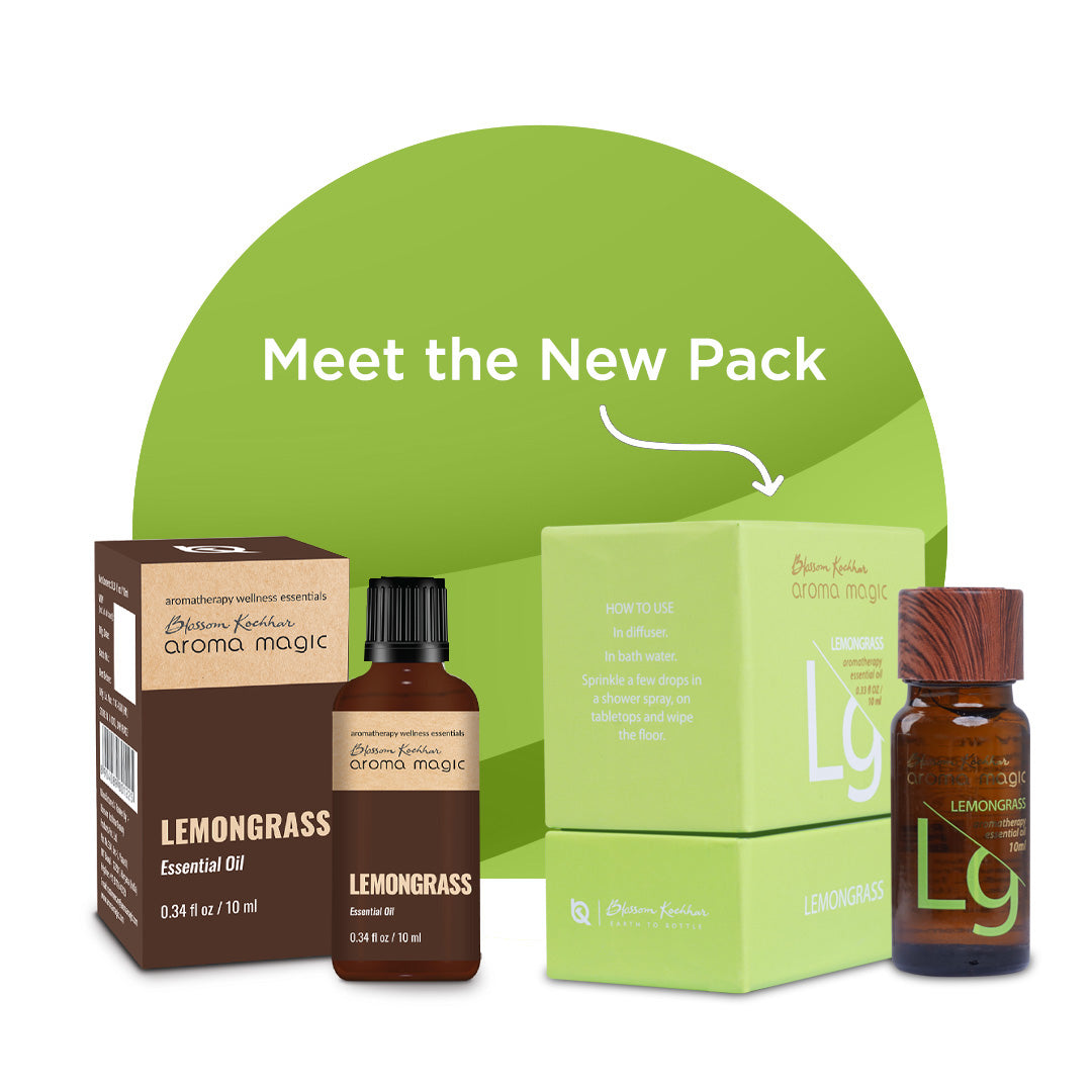 Aroma Magic Lemongrass Essential Oil Online - Freshens Air & Treats Insect Bites, 10ml - Buy from Indicrest