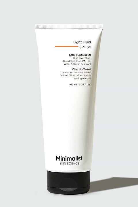 Minimalist Light Fluid SPF 50 Sunscreen For Broad Spectrum SPF 50, PA++++, 50ml - Image 7 - Buy from Indicrest