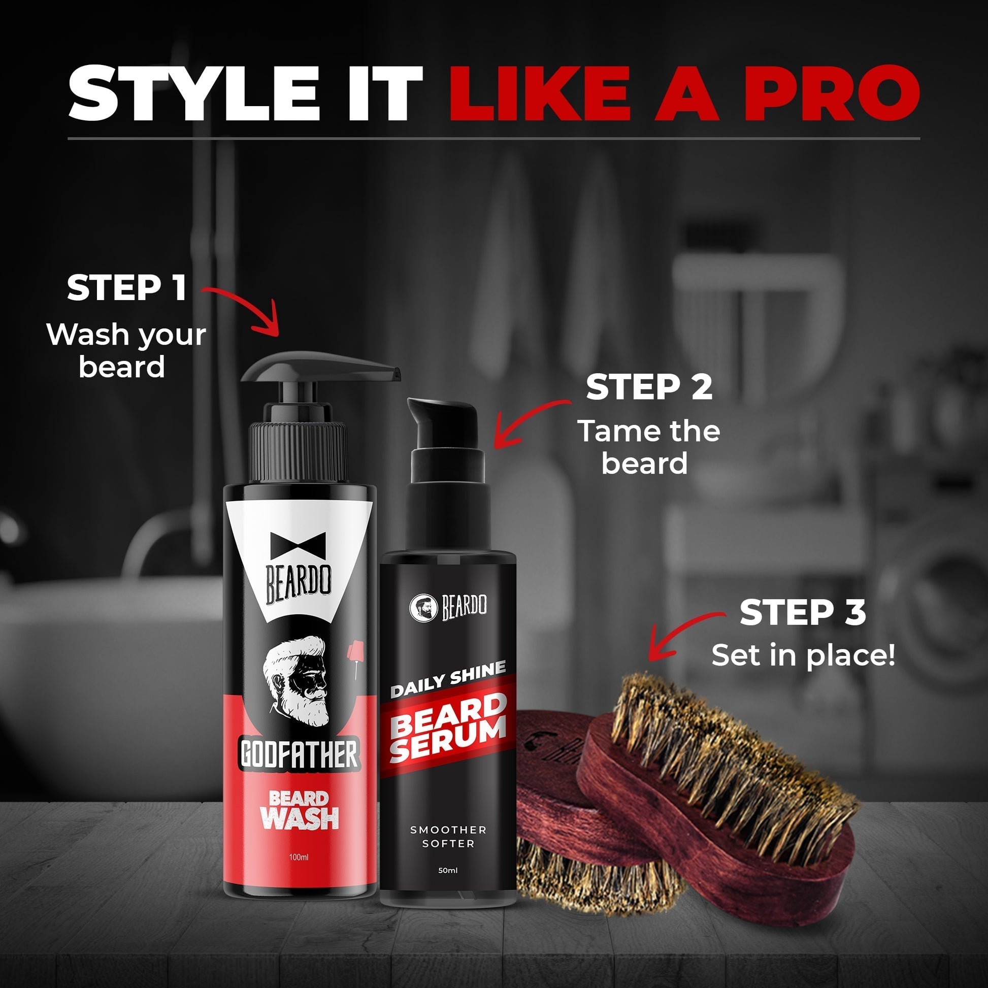 Lightweight Beard Serum for Grooming