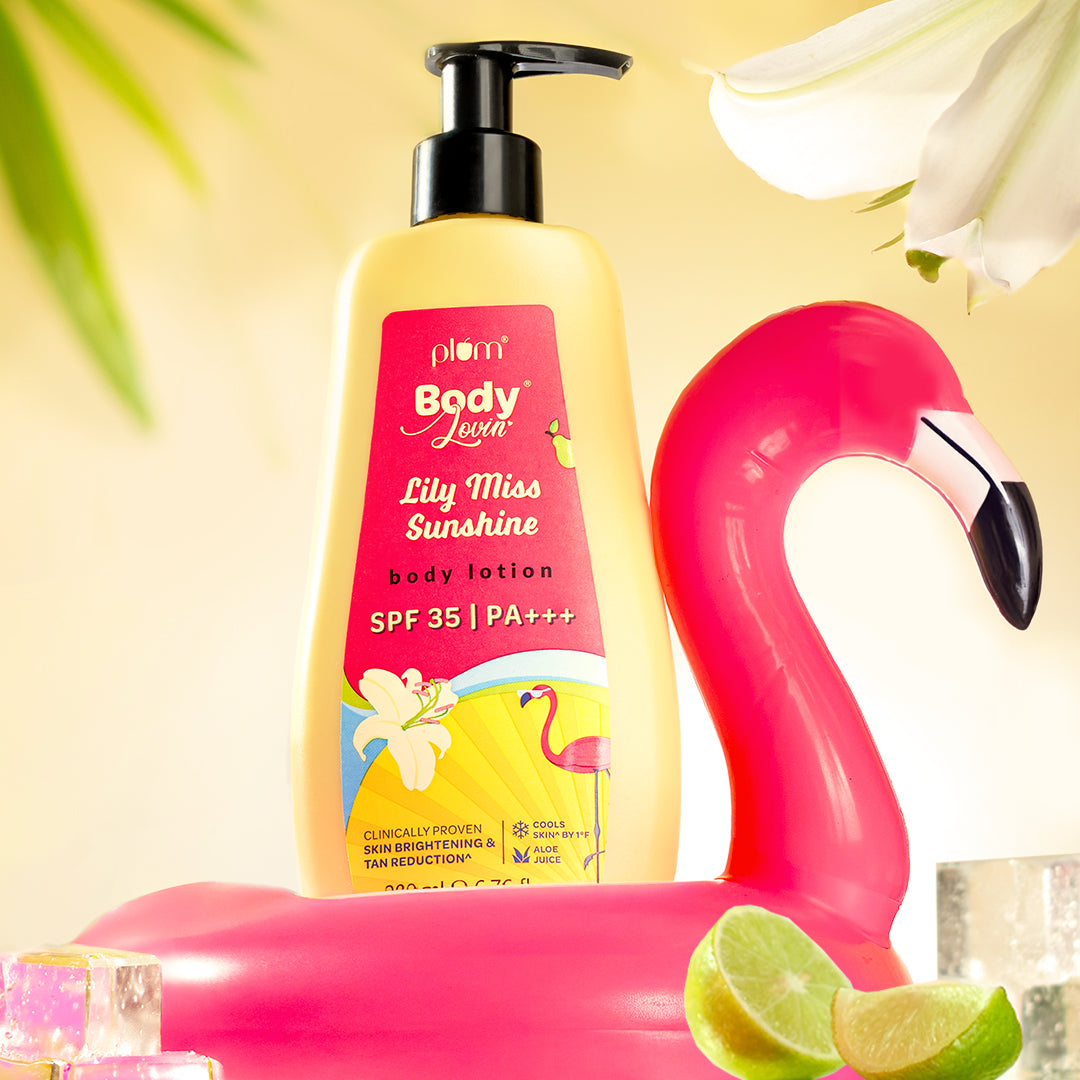 Plum Lily Miss Sunshine Sunscreen Body Lotion SPF 35 PA+++ by Plum BodyLovin' 200ml