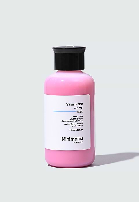 Minimalist Vitamin B12 + NMF 03% Face Toner For Soothes &amp; nourishes skin, 120ml - Buy from Indicrest