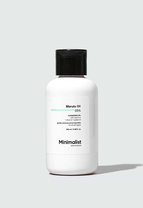 Minimalist Marula Oil 05% Cleansing Oil For Gently removes oils &amp; impurities, leaves skin clean., 100ml - Buy from Indicrest