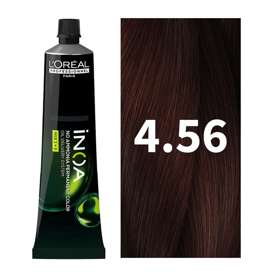 L'Oreal Professionnel Paris iNOA – 4.56 (Mahogany Red Brown) Ammonia-Free Hair Color, 60g Buy at Indicrest