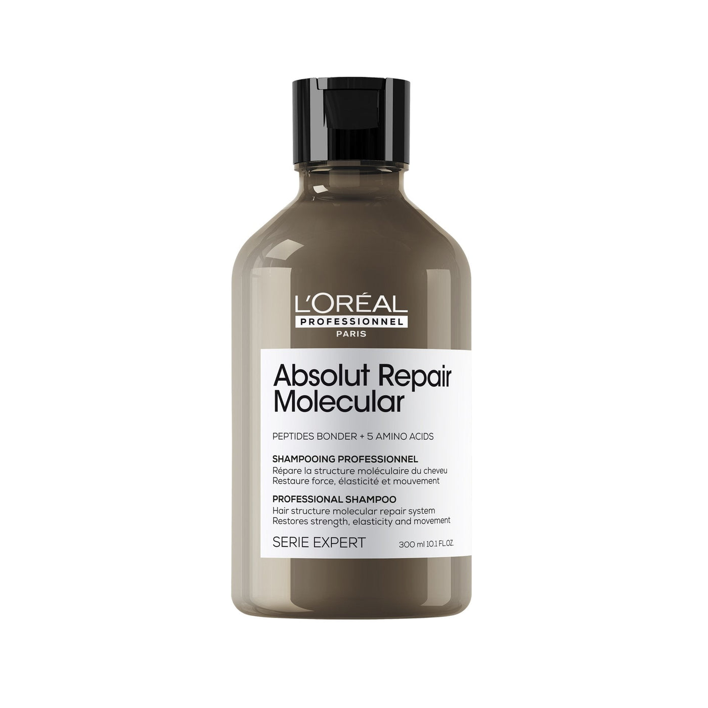 L'Oreal Professionnel Absolut Repair Molecular Shampoo 300ml | Molecular Hair Mask 250ml | Molecular Rinse-Off Serum 250ml Combo