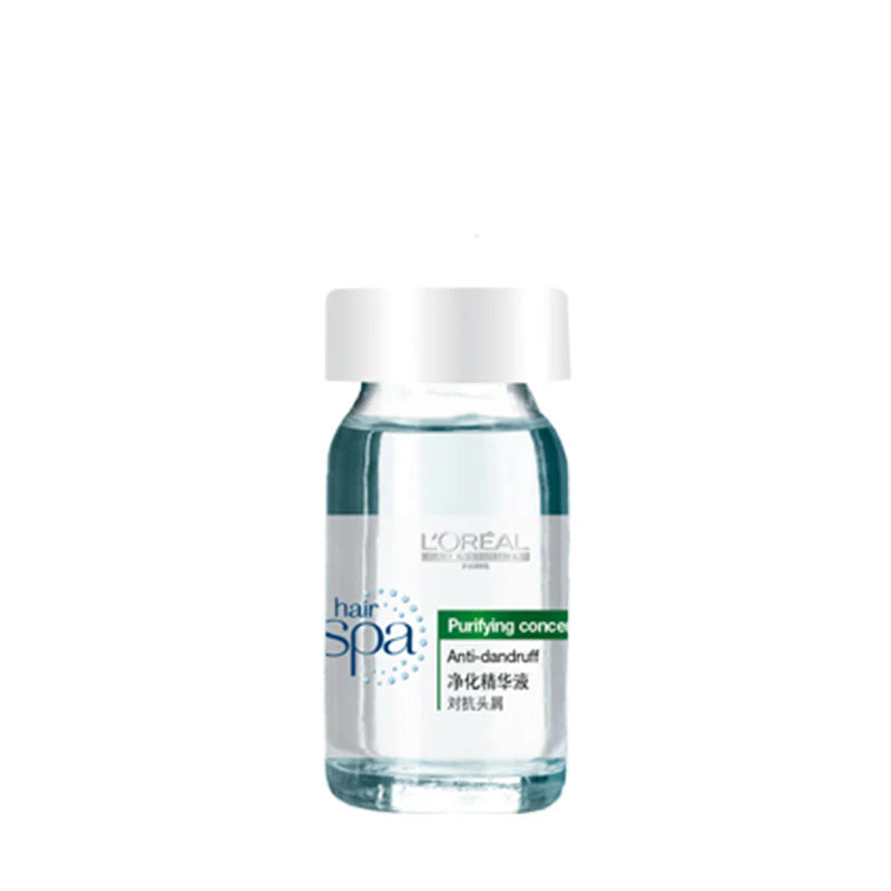 L'Oreal Professionnel Paris Hair Spa Nourish Creambath, 490g and Hair Spa Purifying Concentrate Anti-Dandruff, 6x8ml – Combo