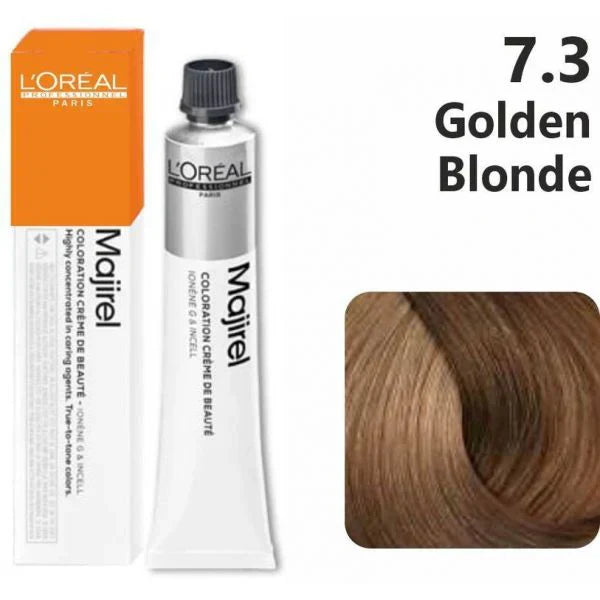 L'Oreal  Professionnel Paris - Majirel - 7.3 (Golden Blonde) - Mix 1:1.5 - (49.5g) - Indicrest