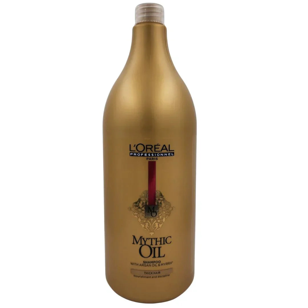 L'Oreal  Professionnel Paris Mythic Oil - Shampoo with Argan Oil & Myrrh - Thick Hair - (1.5 Litre) - Indicrest