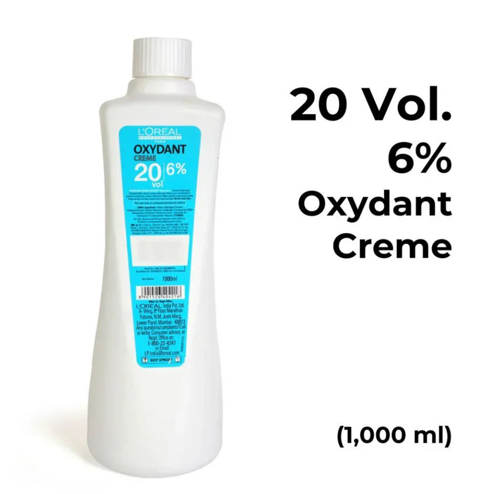 L'Oreal  Professionnel Paris Oxydant Creme 20 Vol 6% Developer - (1000ml) - Indicrest
