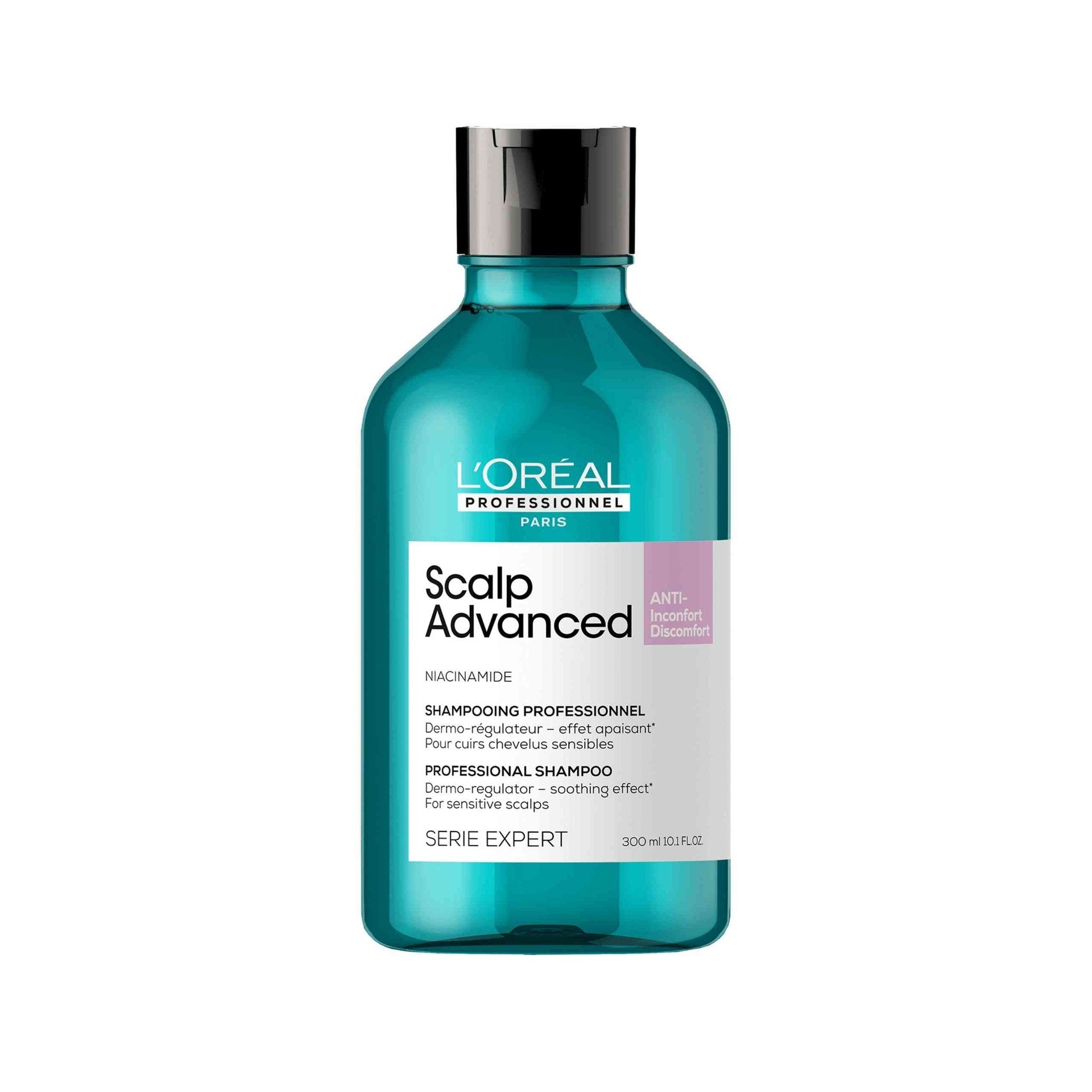 L'Oreal  Professionnel Paris Scalp Advanced Anti Inconfort Discomfort Niacinamide Shampoo, 300ml - Indicrest