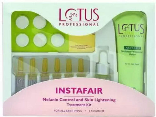 Lotus Professional Instafair Melanin Control & Skin Lightning Facial Kit - Indicrest Buy at Indicrest