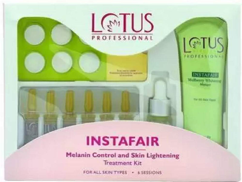 Lotus Professional Instafair Melanin Control & Skin Lightning Facial Kit - Indicrest Buy at Indicrest
