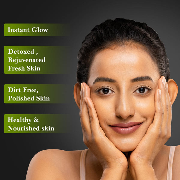 Lotus Herbals WhiteGlow Activated Charcoal Brightening Facial kit- Small