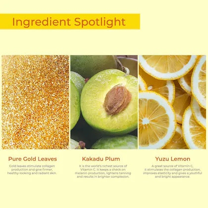 Lotus Herbals WhiteGlow Vitamin C + Gold Radiance Facial Kit – 4 in 1 Glow Boosting Treatment, 228g