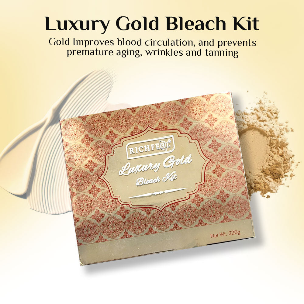 Richfeell Luxury Gold Bleach Kit 320 g - Image 2 - Buy from Indicrest