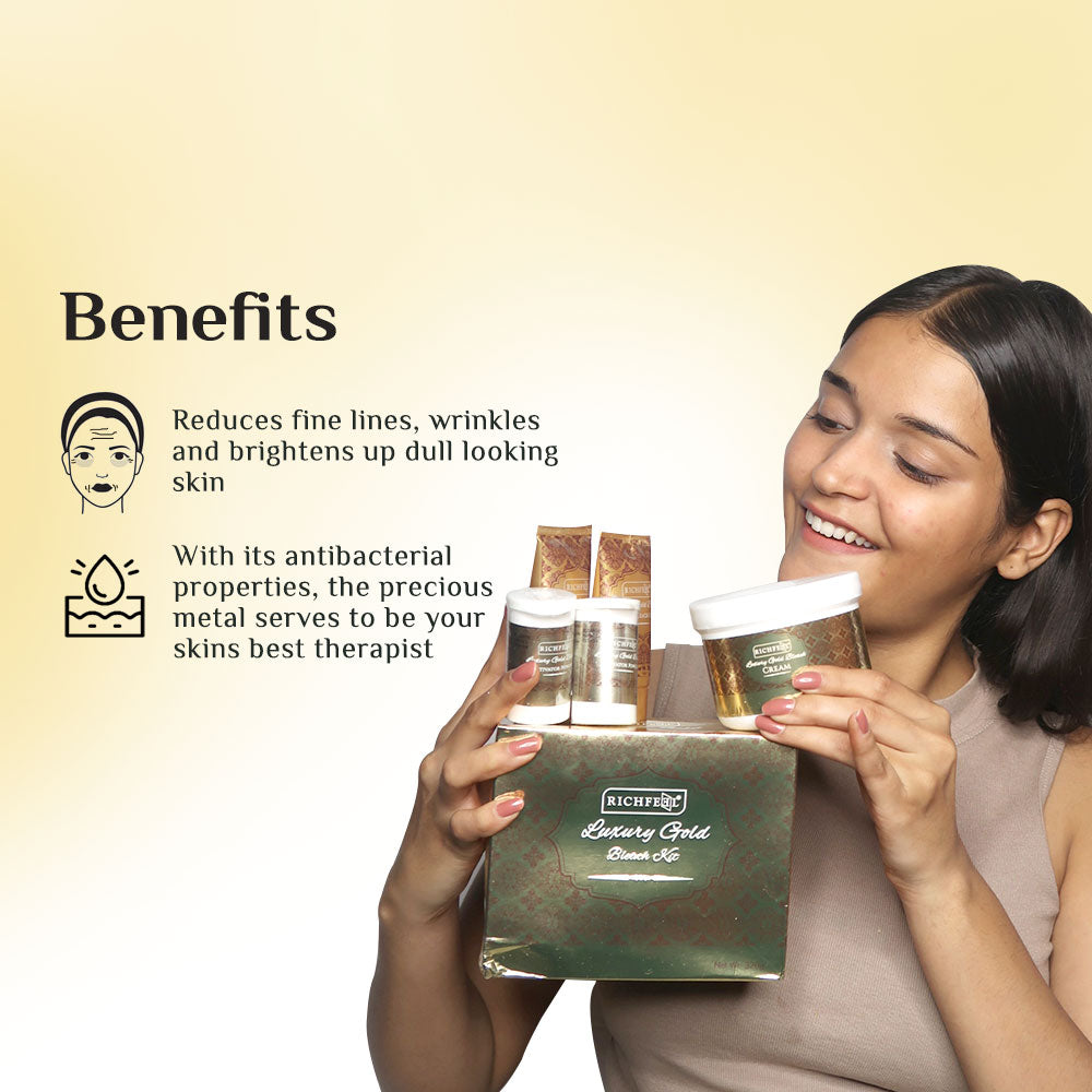 Richfeell Luxury Gold Bleach Kit 320 g - Image 3 - Buy from Indicrest