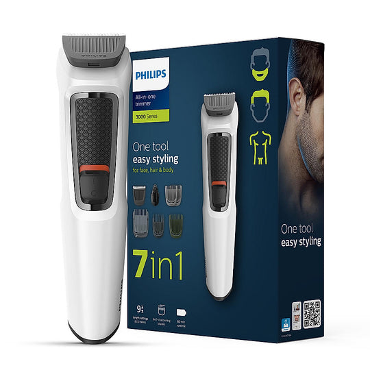 Philips India's No.1 Men's Trimmer- | 7 in 1 Pro Kit Face, Body & Private Part, MG3721/65 Buy at Indicrest