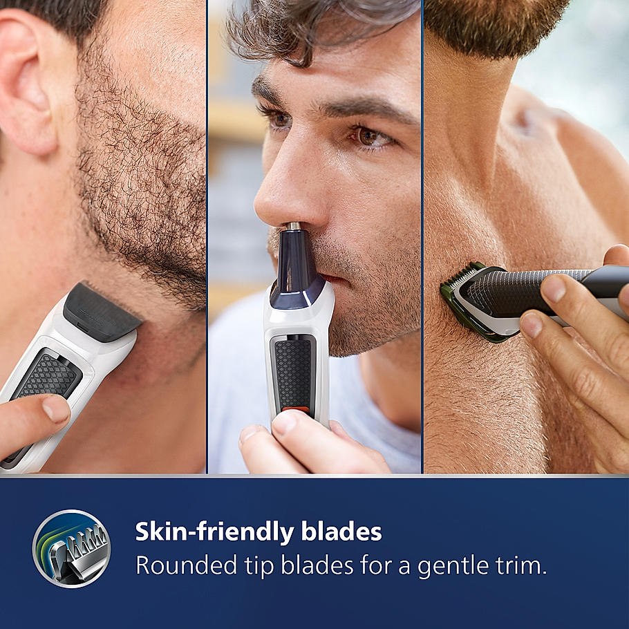 Philips India's No.1 Men's Trimmer- | 7 in 1 Pro Kit Face, Body & Private Part, MG3721/65