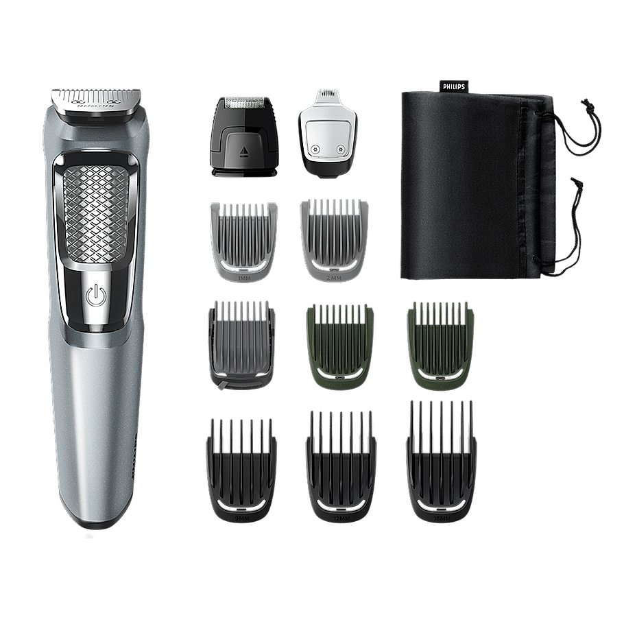 Philips All in One Trimmer - | 11 in 1 for Face, Head and Body | 75 Mins Run Time with Quick Charge | MG3760/33