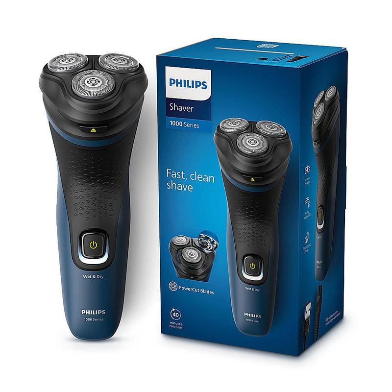 Philips Electric Shaver - I Wet and Dry Shave, 3D Floating Heads, 27 Self Sharpening Blades, Cordless, Waterproof S1151/03 Buy at Indicrest