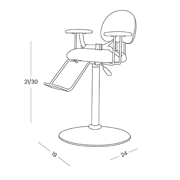 Ikonic Baby Chair Mia - Red & Yellow