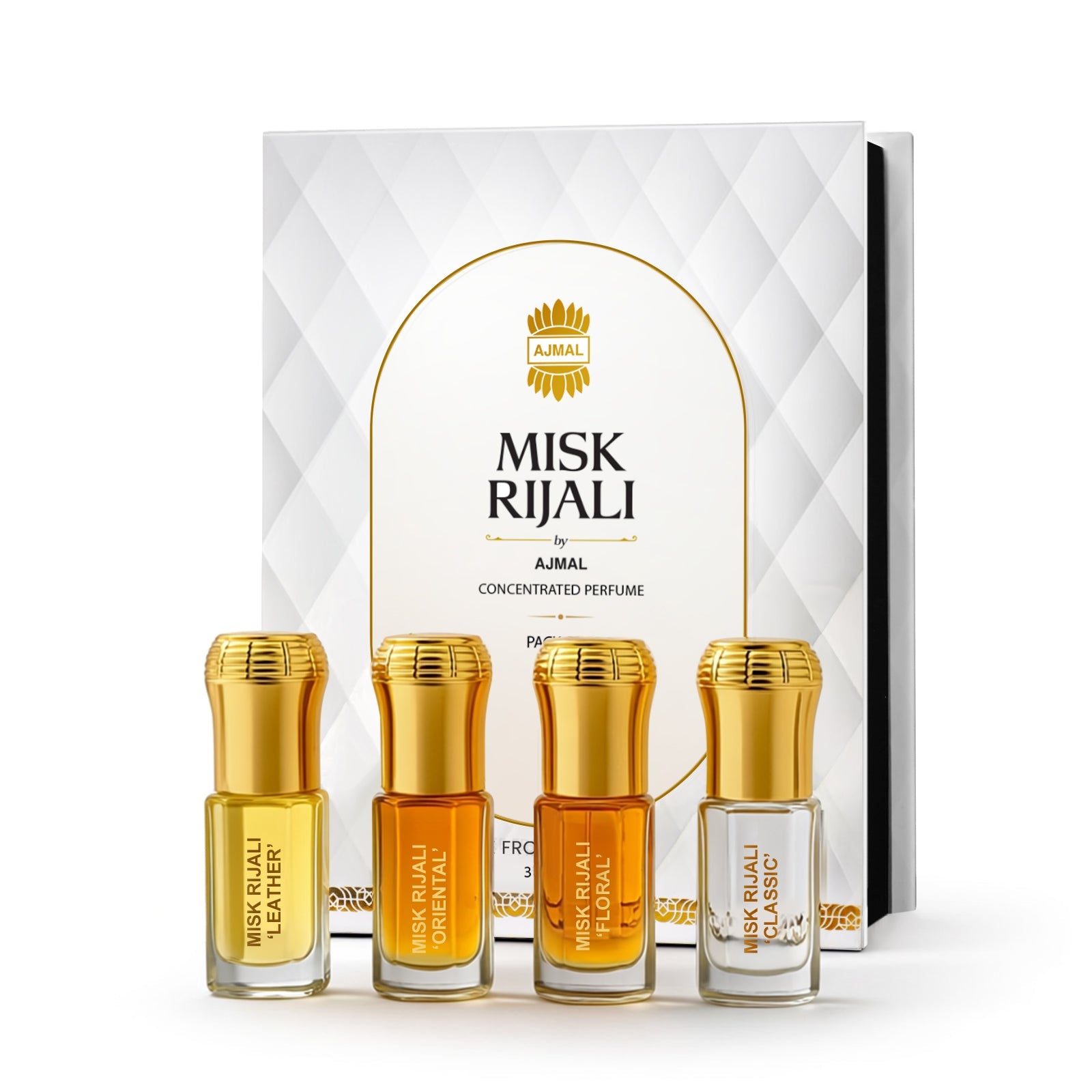 Misk Rijali Gift Set for Unisex Pack of 4 (3 ml each) - Buy from Indicrest