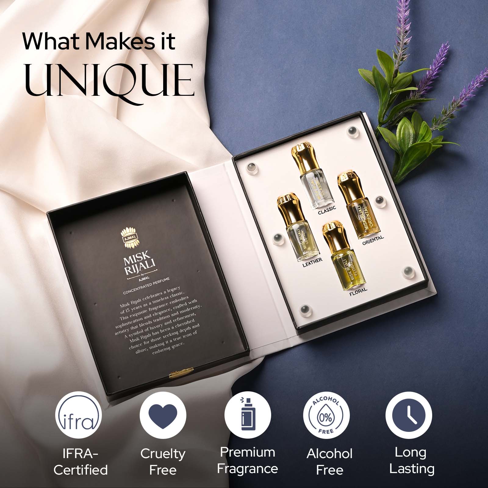 Misk Rijali Gift Set for Unisex Pack of 4 (3 ml each) - Image 4 - Buy from Indicrest