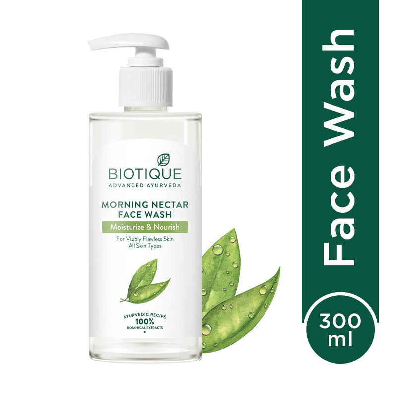 Biotique Morning Nectar Moisturize & Nourish Face Wash, 300ml Buy from Indicrest