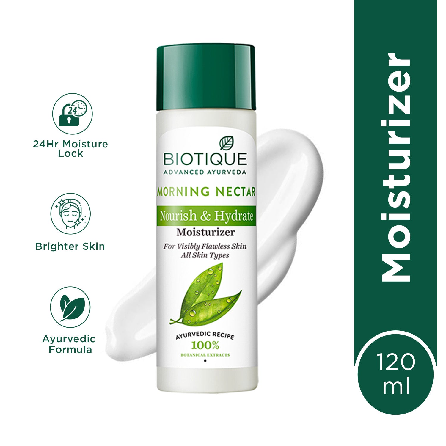 Biotique Morning Nectar Nourish & Hydrate Moisturizer,120ml - Buy from Indicrest