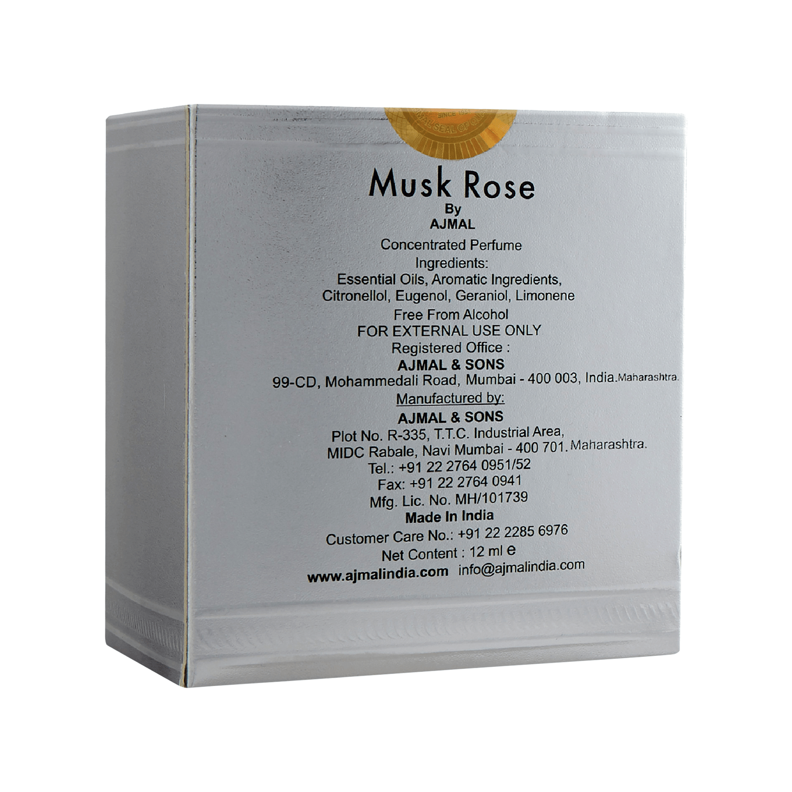 MUSK ROSE Non-Alcoholic Attar 12ML for Men & Women - Image 7 - Buy from Indicrest
